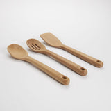 3 Piece Wooden Utensil Set E2