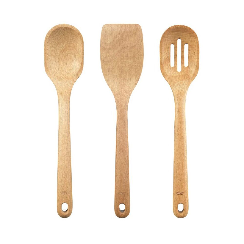 3 Piece Wooden Utensil Set E2