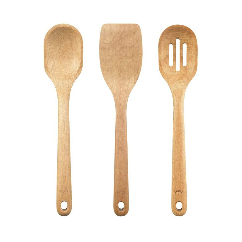 3 Piece Wooden Utensil Set E2