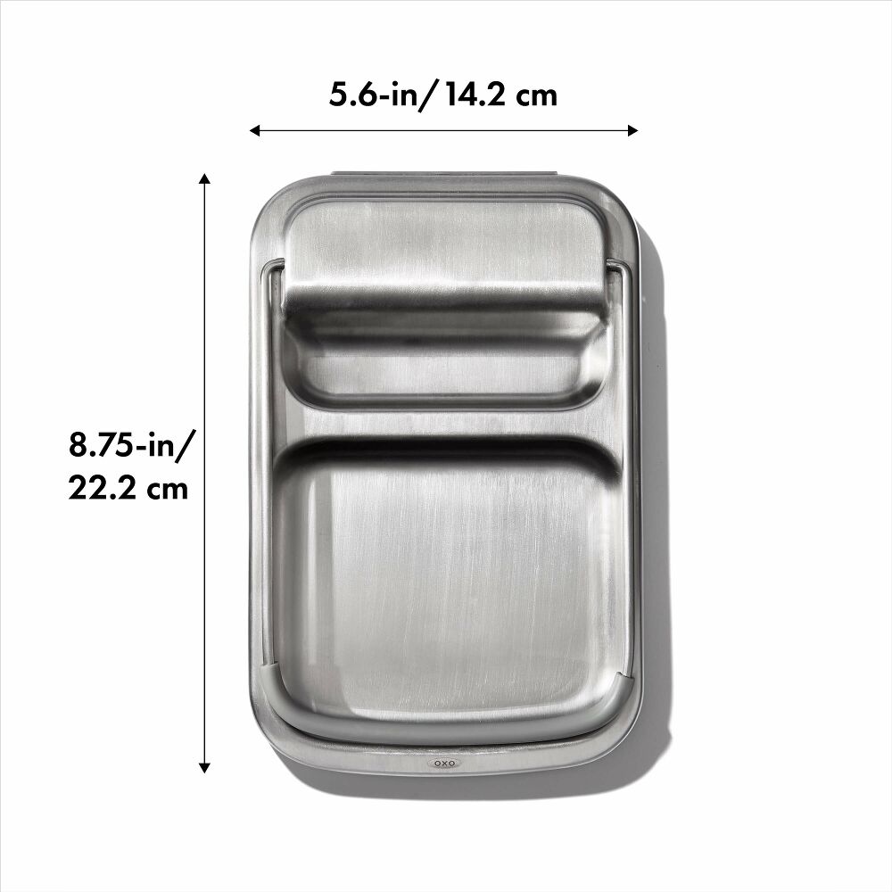 Stainless Steel Spoon Rest with Lid Holder N1