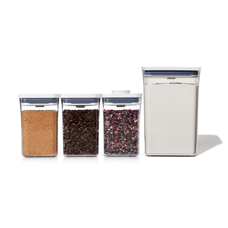 POP Container - Big Square Medium (4.4 Qt.) & 3-Piece POP Container Value Set Bundle U7