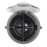 Steel Ice Bucket & Tong Set W0