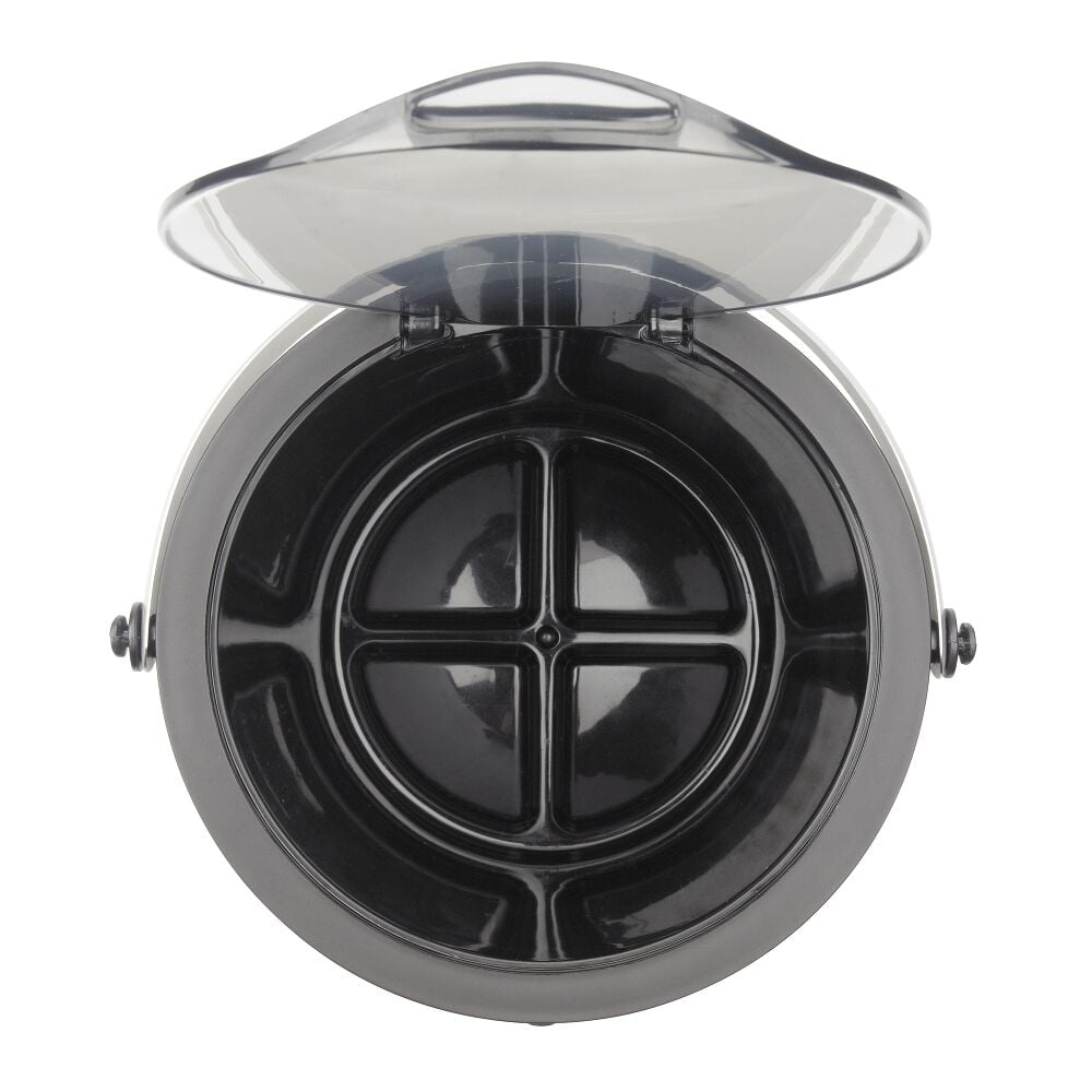 Steel Ice Bucket & Tong Set W0