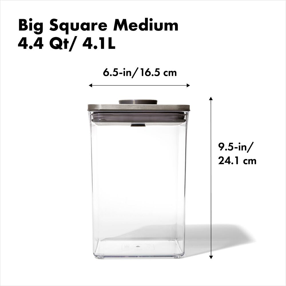 POP Container - Big Square Medium (4.4 Qt/4.2 L) P1