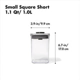 POP Container - Small Square Short (1.1 Qt/1.0 L) I1