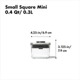 POP Container - Small Square Mini (0.4 Qt.) F2