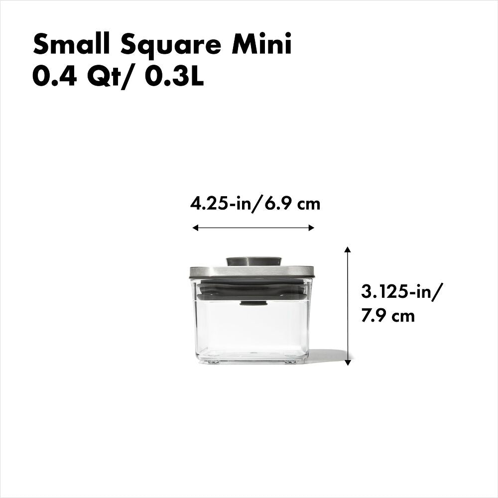 POP Container - Small Square Mini (0.4 Qt.) F2
