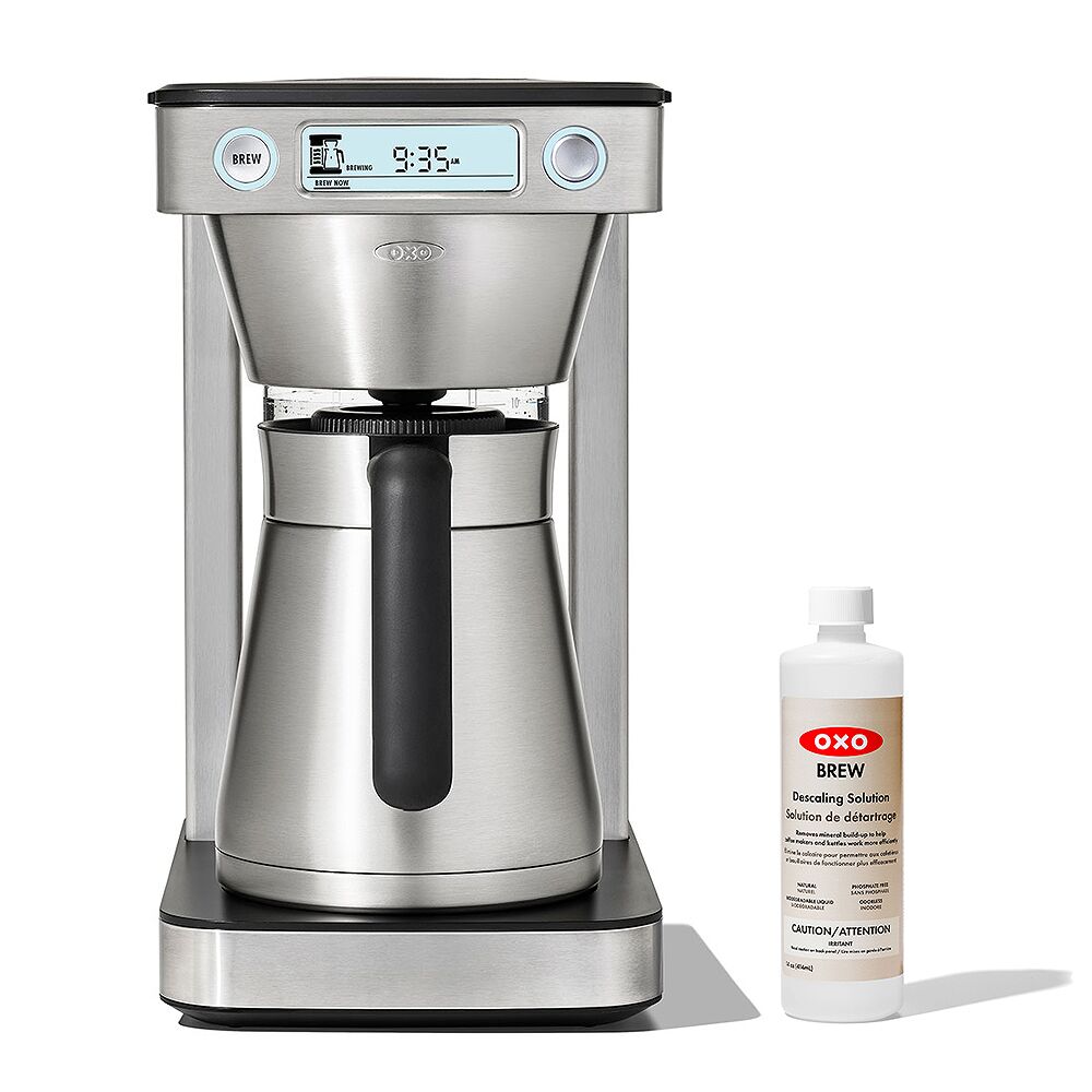 12-Cup Coffee Maker with Podless Single-Serve Function & Descaling Solution Bundle A5
