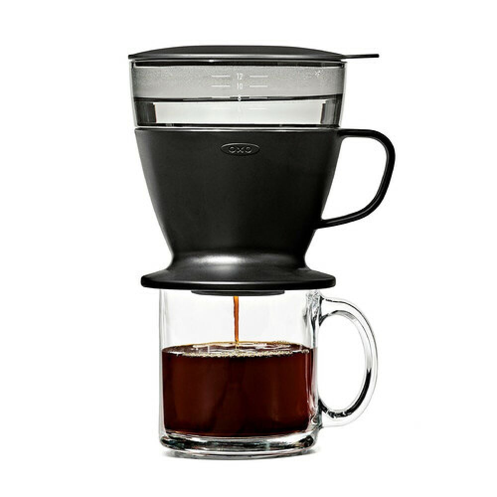 Pour Over Coffee Maker with Water Tank - Matte Black N6