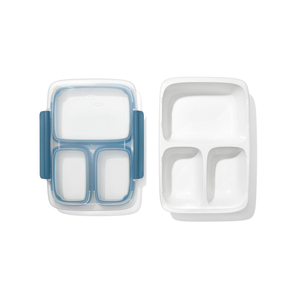 Prep & Go 4.1-Cup Divided Container - Ocean Blue M5
