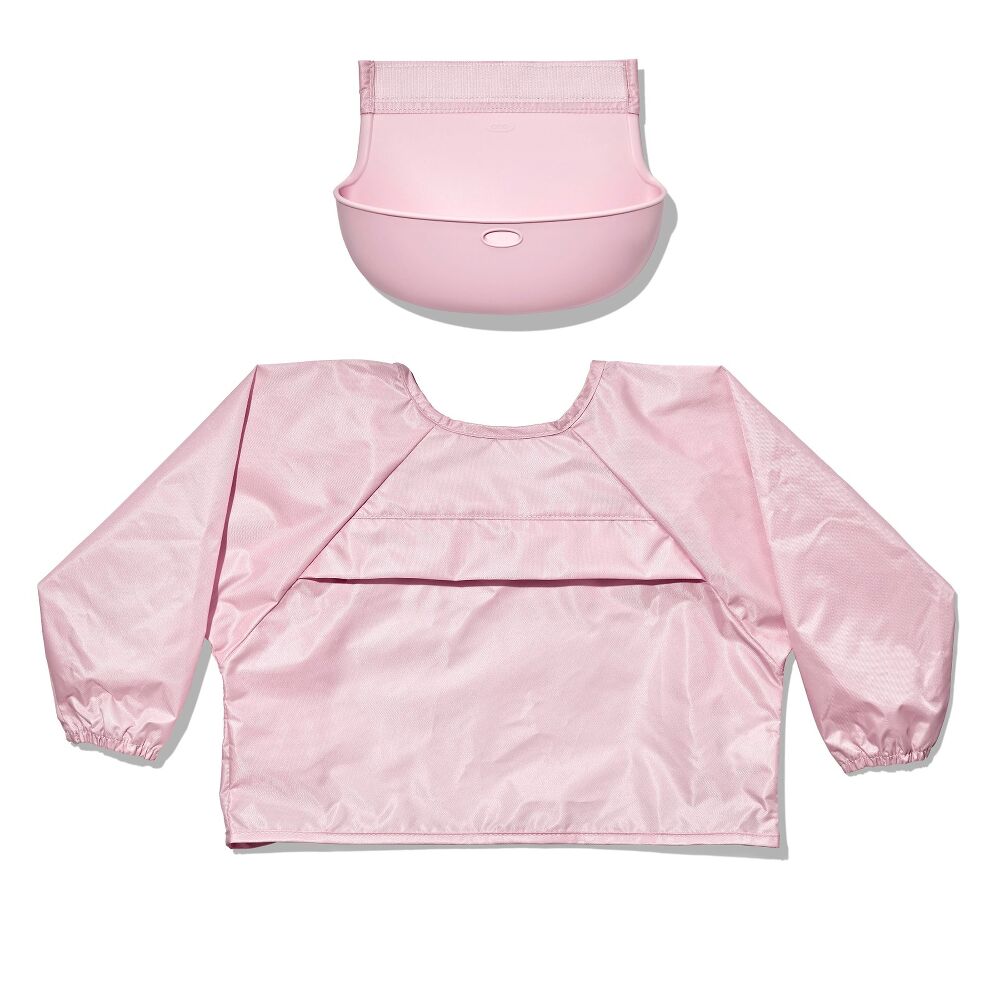 Sleeved Roll-Up Bib - Blossom N3