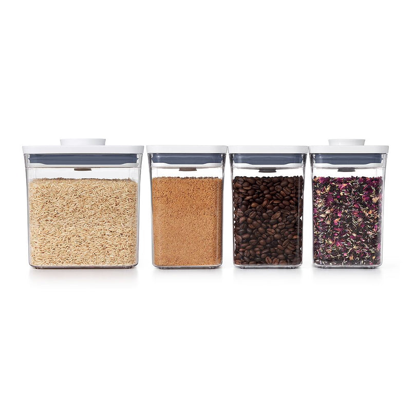 POP Container - Big Square Short (2.8 Qt.) & 3-Piece POP Container Value Set Bundle K9