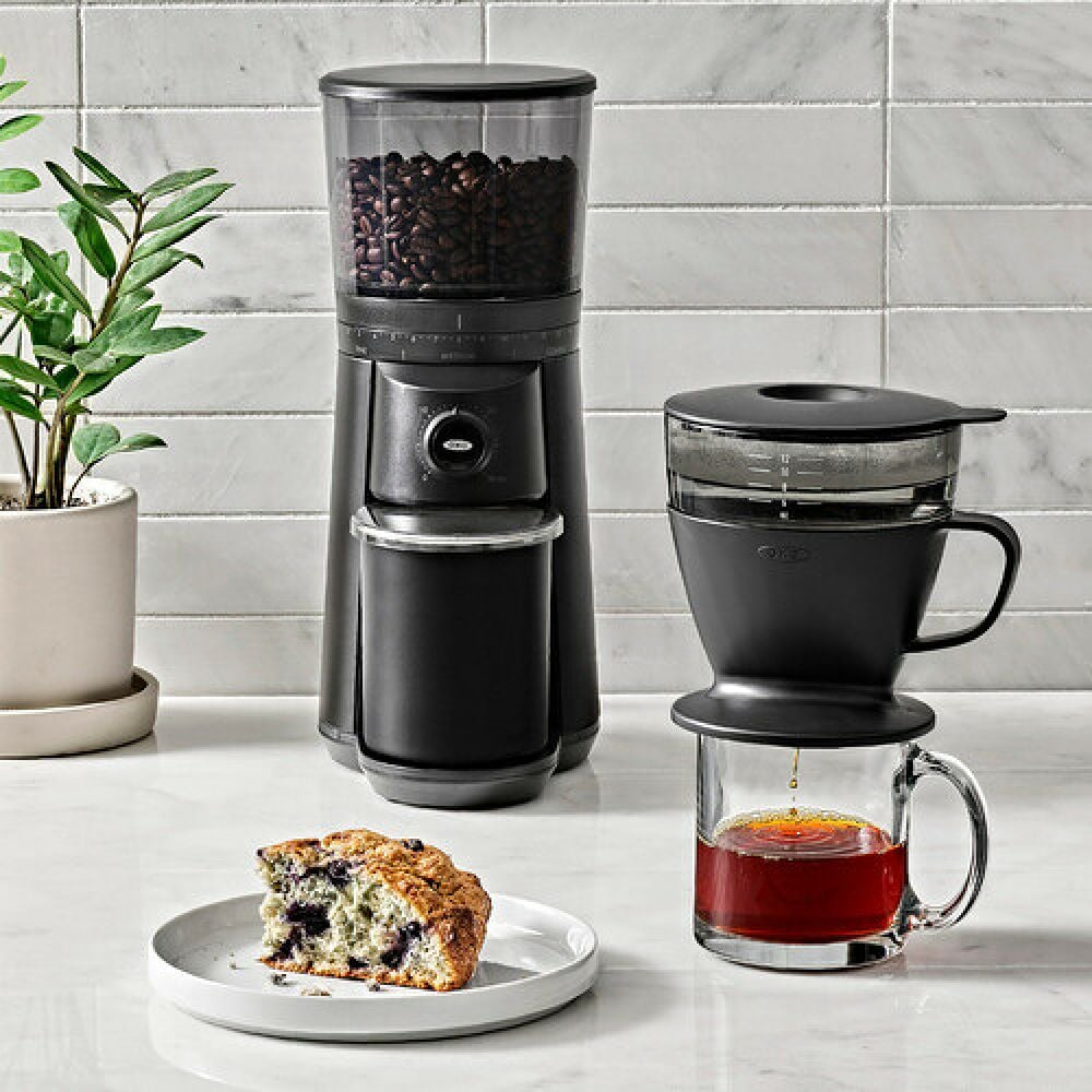 Pour Over Coffee Maker with Water Tank - Matte Black N6