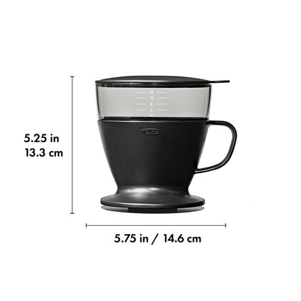 Pour Over Coffee Maker with Water Tank - Matte Black N6