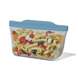 Silicone Reusable Bag  Stand-Up Quart (32 oz) - Ocean Blue N0