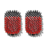 Outdoor Nylon Grill Brush Set of 2 Replacement Heads Y4