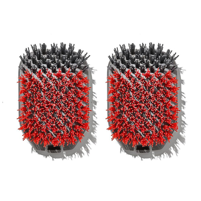 Outdoor Nylon Grill Brush Set of 2 Replacement Heads Y4