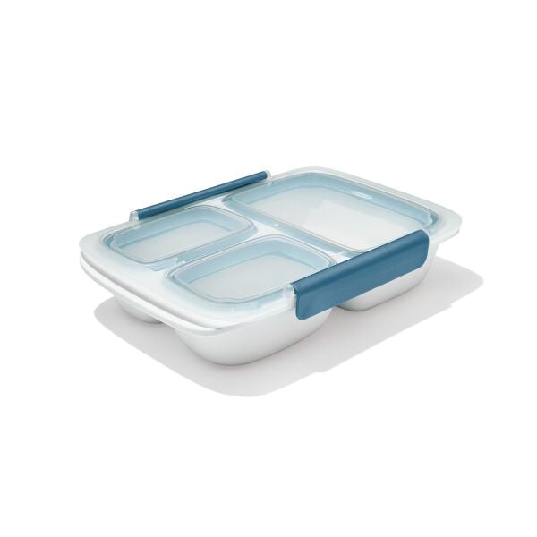 Prep & Go 4.1-Cup Divided Container - Ocean Blue M5