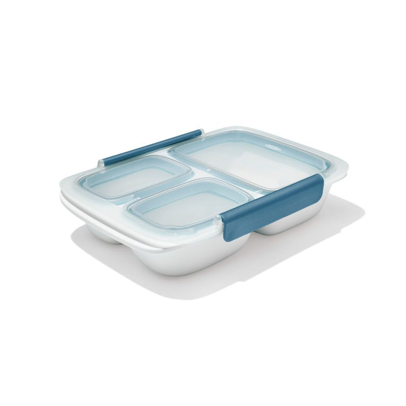 Prep & Go 4.1-Cup Divided Container - Ocean Blue M5