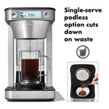 12-Cup Coffee Maker with Podless Single-Serve Function Y0