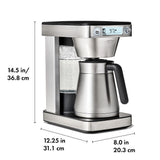 12-Cup Coffee Maker with Podless Single-Serve Function Y0