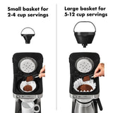 12-Cup Coffee Maker with Podless Single-Serve Function Y0