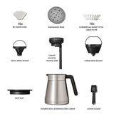 12-Cup Coffee Maker with Podless Single-Serve Function Q9