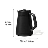 Replacement Carafe for 9-Cup Coffee Maker, Matte Black V7