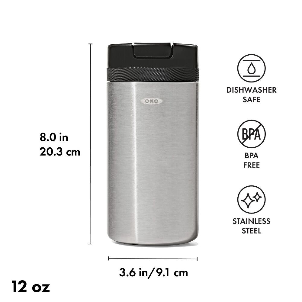 12oz Stainless Steel Coffee Storage Container O3