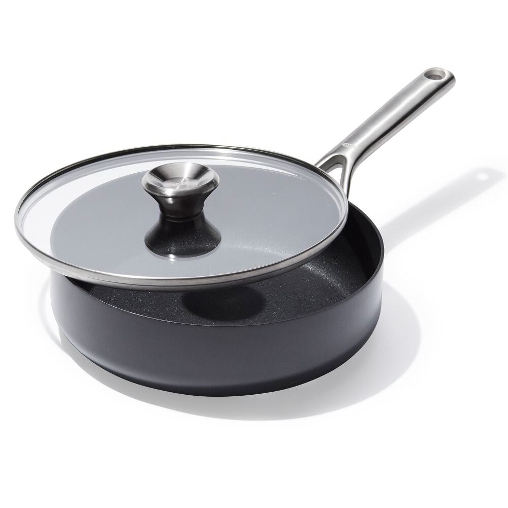 Ceramic Professional Non-Stick 3-Quart Sauté Pan with Lid M5