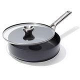 Ceramic Professional Non-Stick 3-Quart Sauté Pan with Lid F5