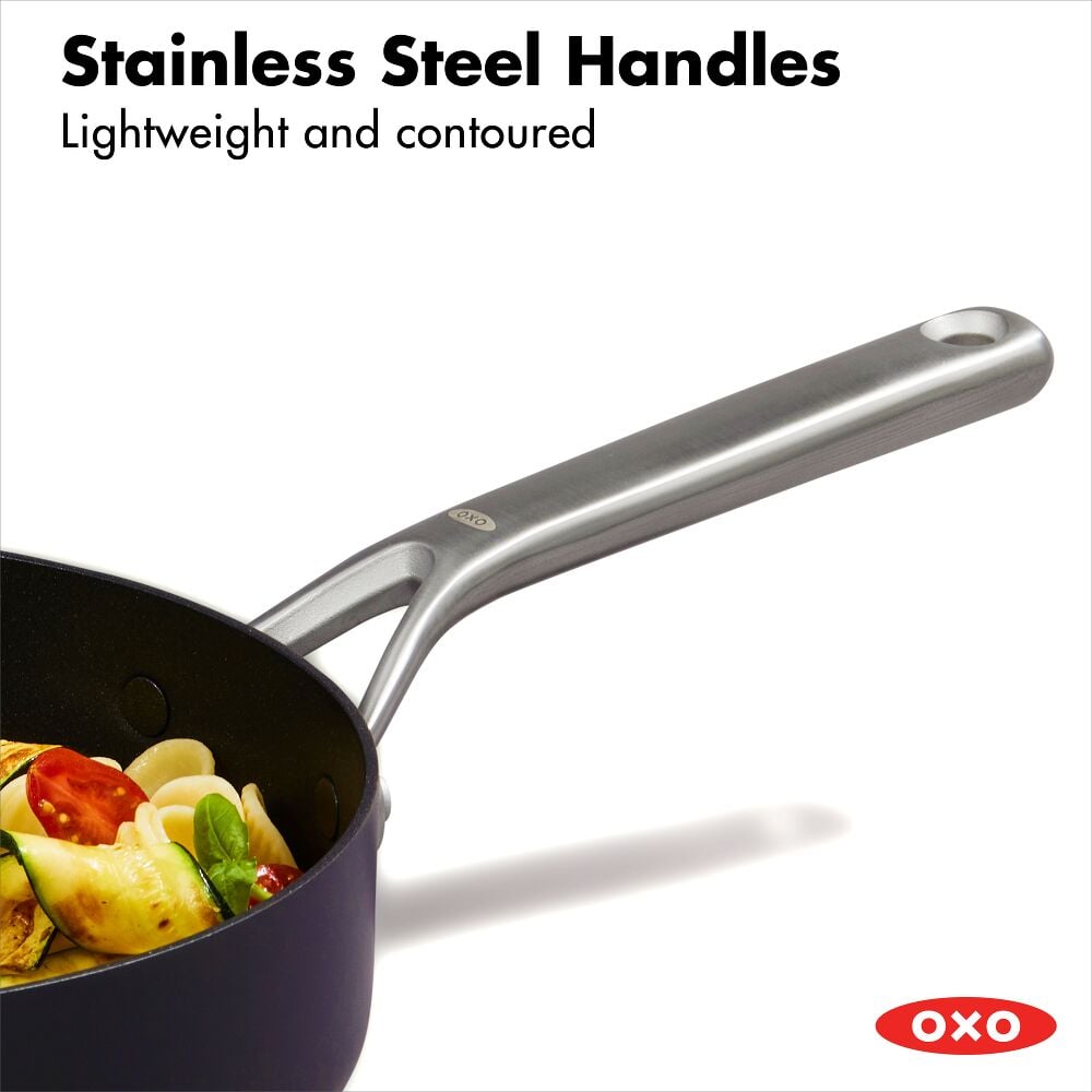 Ceramic Professional Non-Stick 3-Quart Sauté Pan with Lid F5