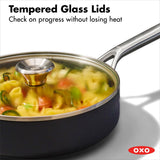 Ceramic Professional Non-Stick 3-Quart Sauté Pan with Lid M5