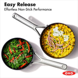 Ceramic Professional Non-Stick 4-Piece Saucepan Set (1.7 Qt & 2.3 Qt) O2