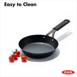 Carbon Steel Obsidian Series 8-Inch Frypan with Silicone Sleeve E5