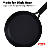 Carbon Steel Obsidian Series 10-Inch Frypan with Silicone Sleeve N6
