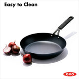 OXO Carbon Steel Obsidian Series 12-Inch Frypan with Silicone Sleeve A5
