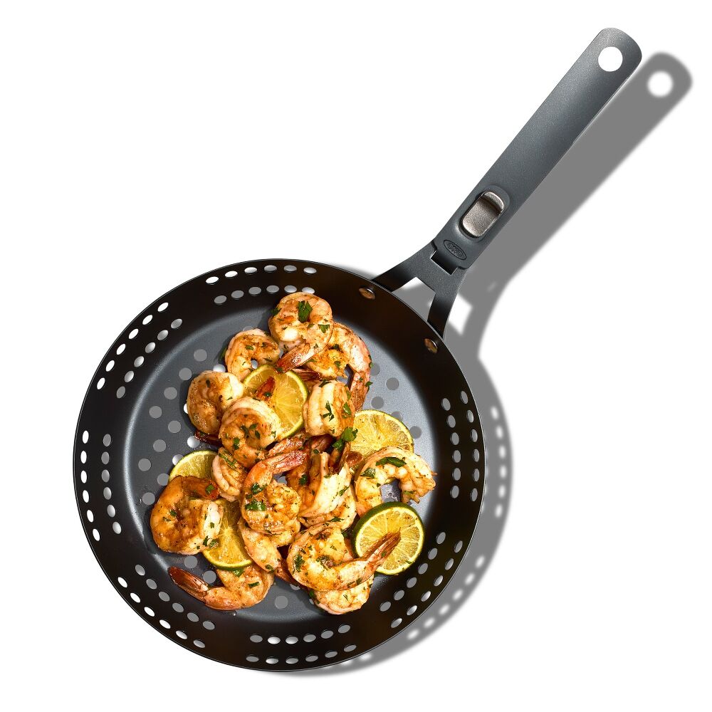 Outdoor 10" Perforated Carbon Steel Pan E7