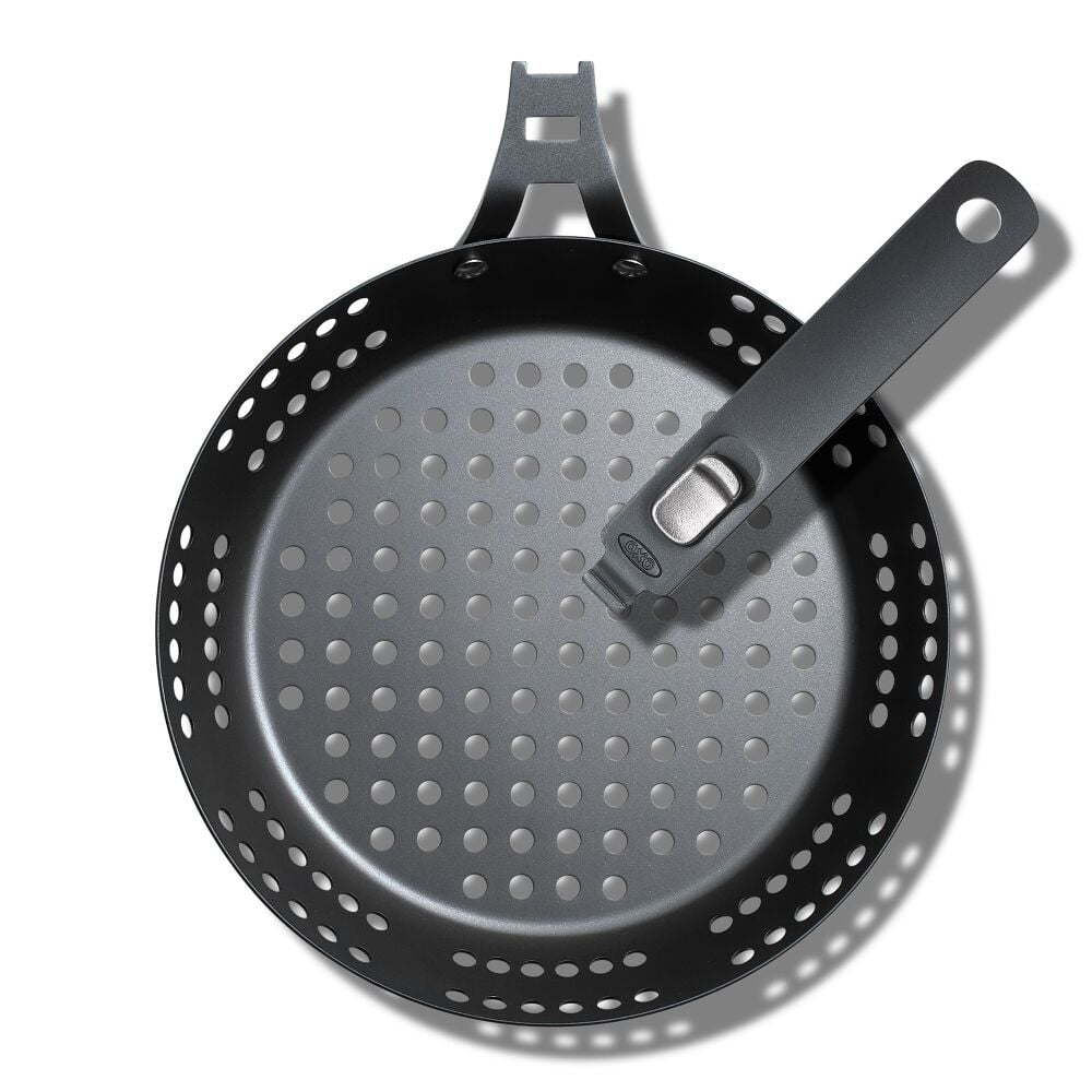 Outdoor 10" Perforated Carbon Steel Pan E7