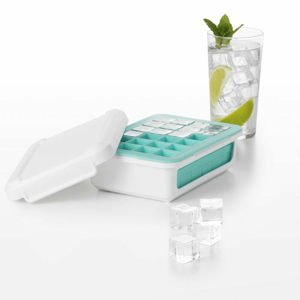 Covered Silicone Ice Cube Tray-Cocktail Cubes T1