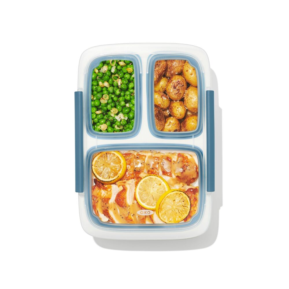 Prep & Go 4.1-Cup Divided Container - Ocean Blue M5