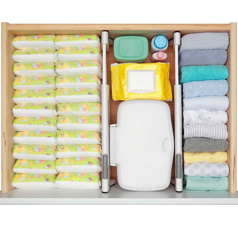 OXO TOT Expandable Dresser Drawer Divider - 4 Pack J4