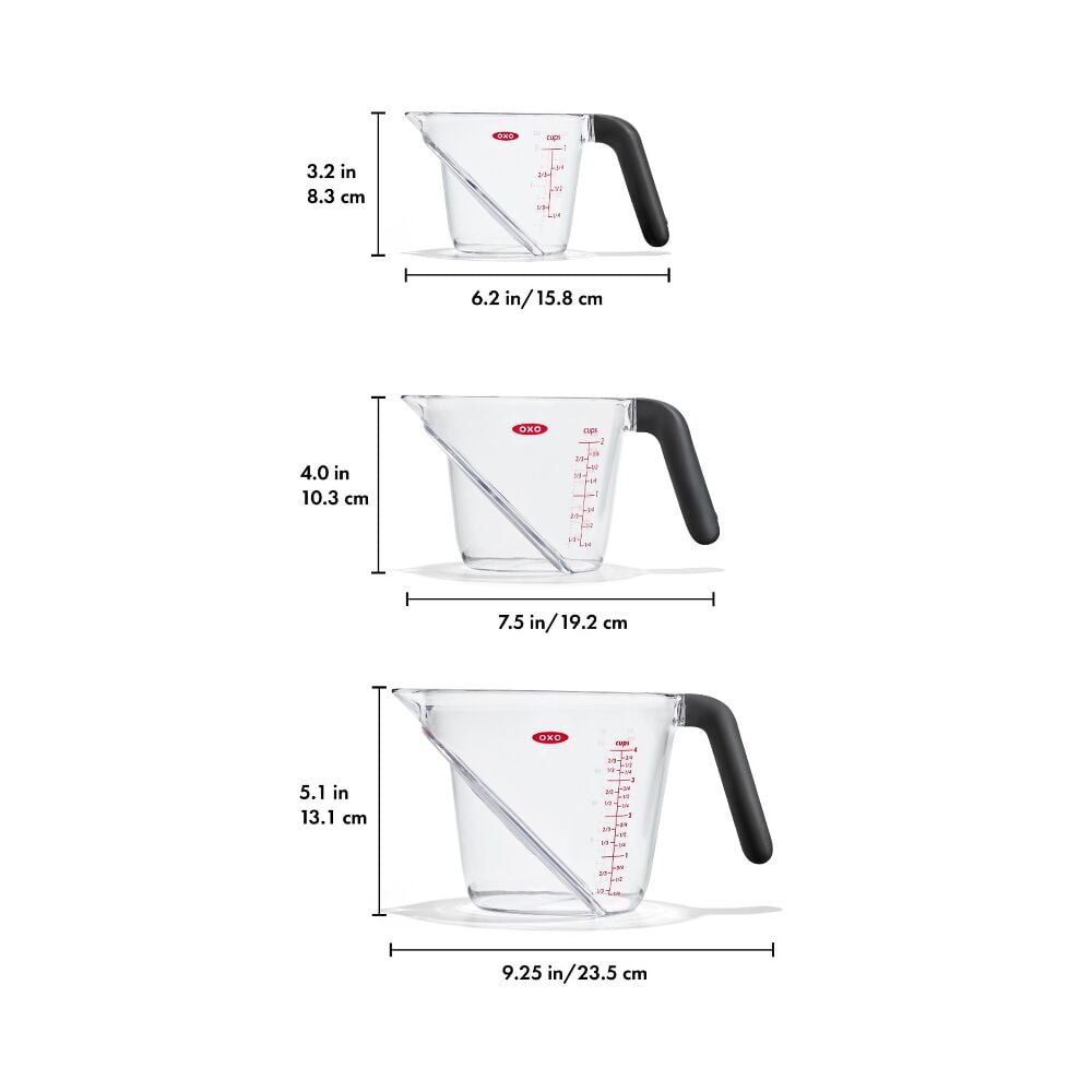3 Piece Angled Measuring Cup Set Q6