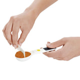 7 Piece Plastic Measuring Spoons - White N4