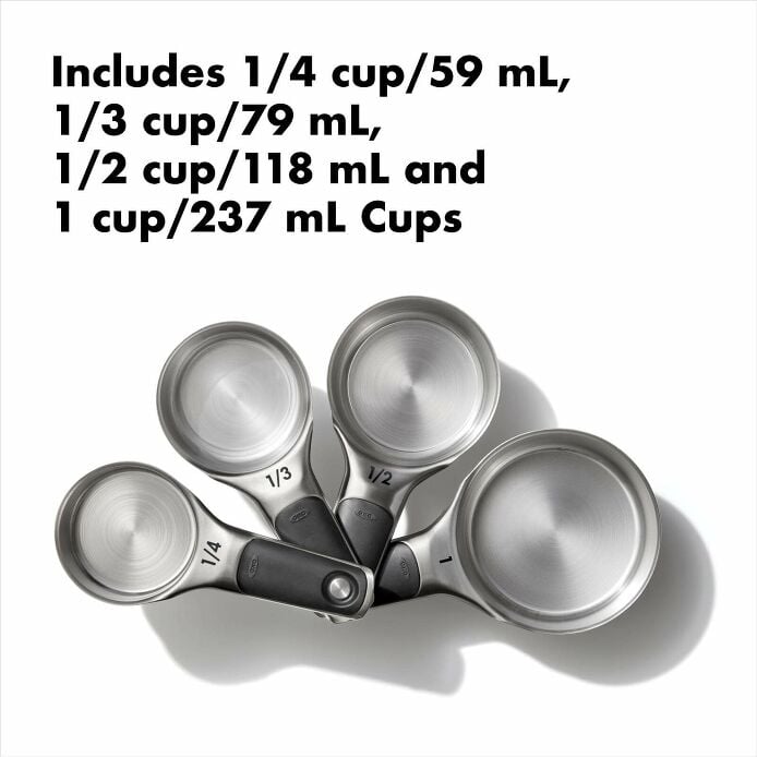 Stainless Steel Measuring Cups and Spoons Set O0