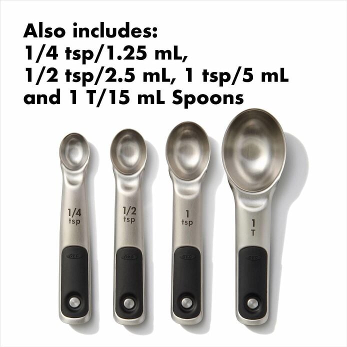 Stainless Steel Measuring Cups and Spoons Set O0