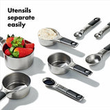 Stainless Steel Measuring Cups and Spoons Set O0