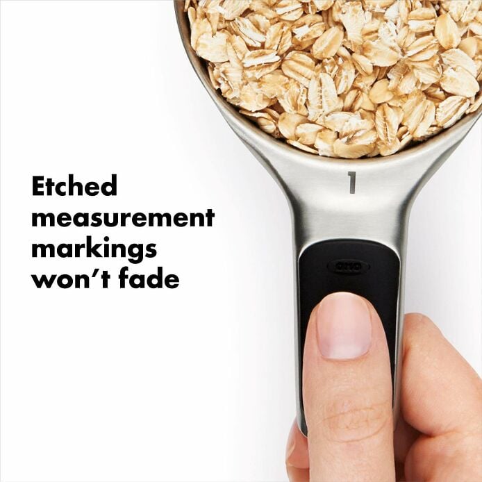 Stainless Steel Measuring Cups and Spoons Set O0