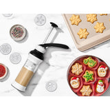 Holiday Cookie Press and Disk Set Bundle I6