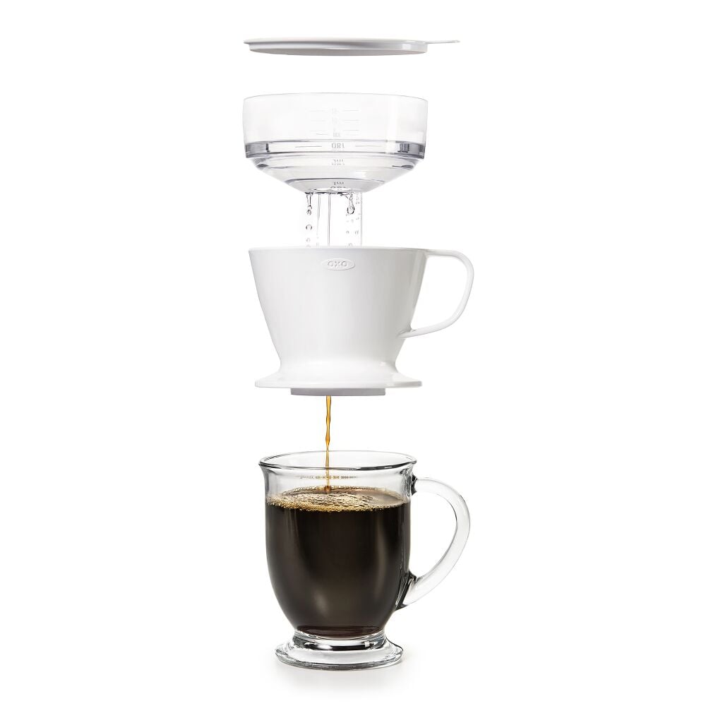 Pour-Over Coffee Maker with Water Tank U0
